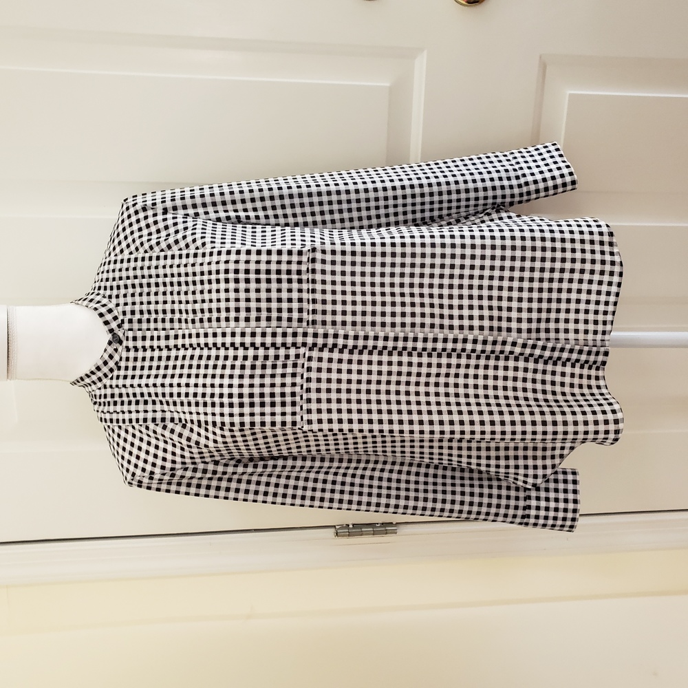 J.Crew Gingham Blouse Size Small